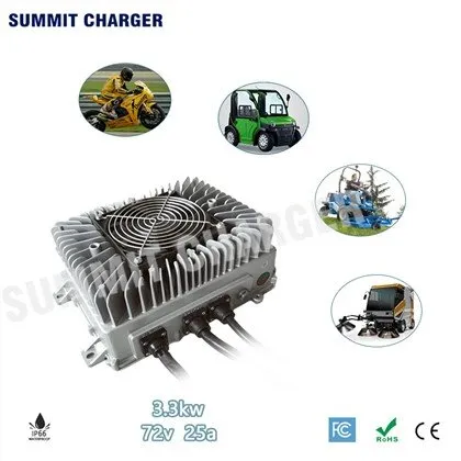 Încărcător de baterie rezistent la apă 72v 25a cu PFC